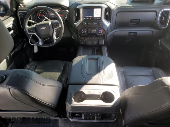 2019 Chevrolet Silverado 1500 LTZ with VIN 3GCUYGEL2KG182725, listed as a Copart auction lot 50393705 with 135,057 mi miles and Salvage Title. Bid and sale history available at DreamBid. Image 8.