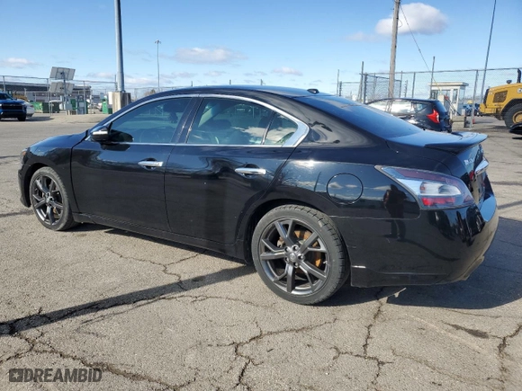 2014 Nissan Maxima 3.5 SV with VIN 1N4AA5AP7EC480141, listed as a Copart auction lot 49115545 with 113,729 mi miles and Salvage Title. Bid and sale history available at carsss.com. Image 2.