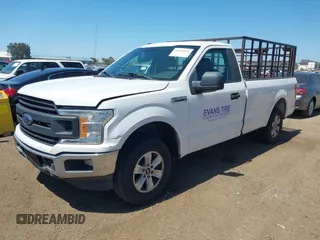 2018 Ford F-150 XL with VIN 1FTNF1CG9JKC41855, listed as a IAAI auction lot 41974456 with 330,339 mi miles and . Bid and sale history available at DreamBid. Image 2.