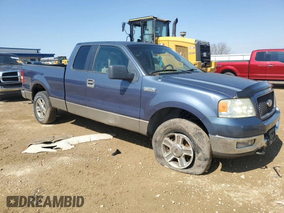 2005 Ford F-150 XLT with VIN 1FTPX14565NB32759, listed as a Copart auction lot 50522155 with 128,795 mi miles and Clean Title. Bid and sale history available at carsss.com. Image 4.