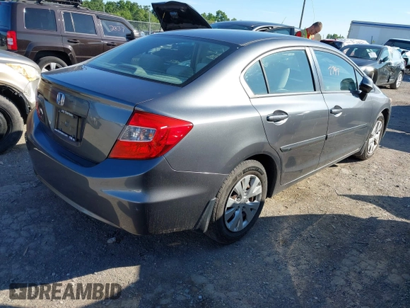 2012 Honda Civic LX z VIN 19XFB2F50CE355314, wystawiony jako IAAI lot #42377797 z przebiegiem 186 705 mil mil oraz . Historia ofert i sprzedaży dostępna na DreamBid. Obrazek 4.