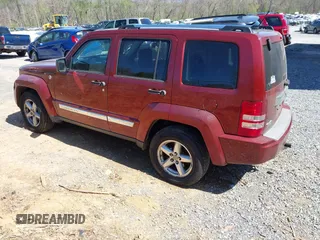 2008 Jeep Liberty Limited with VIN 1J8GN58K08W160433, listed as a IAAI auction lot 41975324 with 200,492 mi miles and . Bid and sale history available at carsss.com. Image 3.
