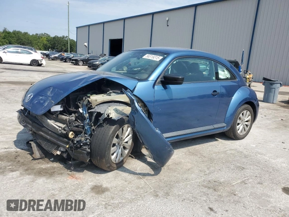 2018 Volkswagen Beetle S with VIN 3VWFD7AT7JM716678, listed as a Copart auction lot 56319315 with 78,526 mi miles and Salvage title. Bid and sale history available at DreamBid. Image 1.