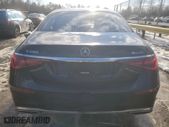2024 Mercedes-Benz S 580 с VIN W1K6G7GB4RA291945, выставлен на аукционе Copart как лот 41335805 с пробегом Не указан миль и Списание • Salvage title. История ставок и продаж доступна на DreamBid. Изображение 6.