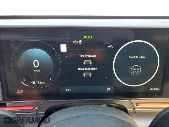 2025 Hyundai Kona Limited with VIN KM8HECA34SU190553, listed as a Copart auction lot 74576514 with 3,365 mi miles and Salvage Title. Bid and sale history available at DreamBid. Image 9.