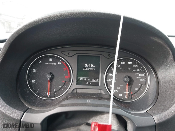2015 Audi A3 1.8T Premium with VIN WAUACGFF3F1002941, listed as a IAAI auction lot 41726206 with 195,753 mi miles. Bid and sale history available at carsss.com. Image 7.