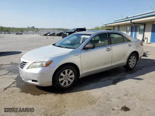2007 Toyota Camry Hybrid with VIN JTNBB46K773022505, listed as a Copart auction lot 53845225 with 148,233 mi miles and Clean Title. Bid and sale history available at carsss.com. Image 1.