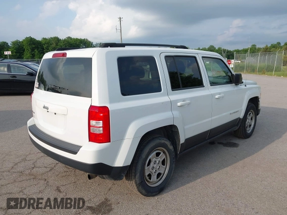 2015 Jeep Patriot Sport with VIN 1C4NJRBB0FD279697, listed as a IAAI auction lot 42523925 with 103,192 mi miles and . Bid and sale history available at DreamBid. Image 4.