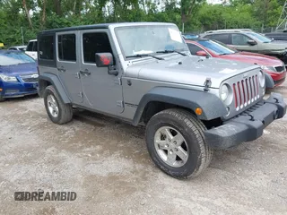 2016 Jeep Wrangler Unlimited Sport z VIN 1C4BJWDG4GL129299, wystawiony jako IAAI lot #42356233 z przebiegiem 183 234 mil mil oraz . Historia ofert i sprzedaży dostępna na DreamBid. Obrazek 1.