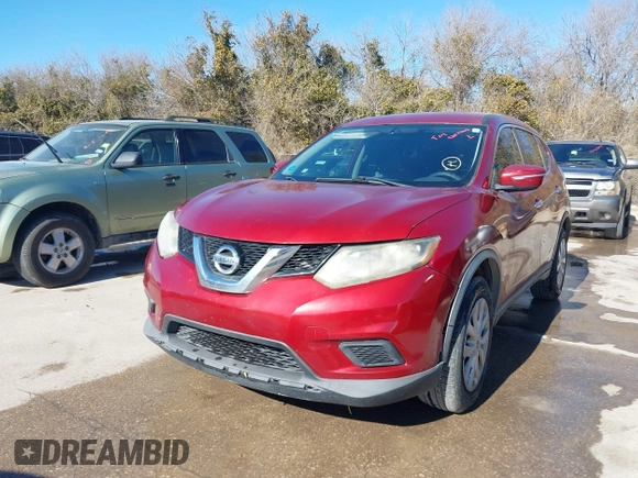 2015 Nissan Rogue SV with VIN KNMAT2MV9FP552979, listed as a IAAI auction lot 41412809 with 235,127 mi miles. Bid and sale history available at carsss.com. Image 2.