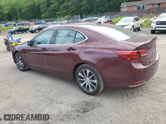 2015 Acura TLX Technology with VIN 19UUB1F59FA010664, listed as a Copart auction lot 57842025 with 136,657 mi miles and Salvage title. Bid and sale history available at DreamBid. Image 2.