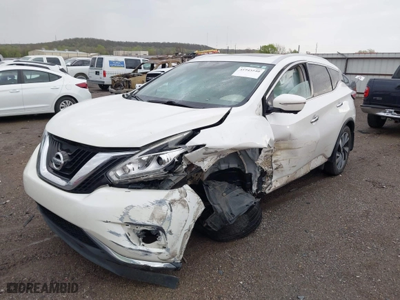 2015 Nissan Murano Platinum with VIN 5N1AZ2MH0FN237598, listed as a IAAI auction lot 41945540 with 177,934 mi miles. Bid and sale history available at carsss.com. Image 17.