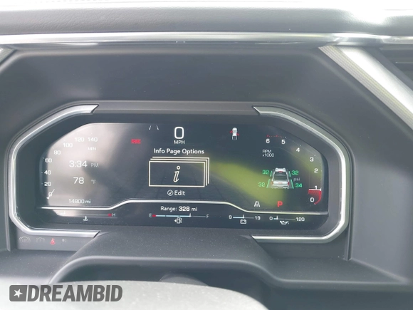 2023 GMC Sierra 1500 with VIN 3GTPHGE86PG352567, listed as a IAAI auction lot 41705291 with 14,800 mi miles and . Bid and sale history available at DreamBid. Image 7.