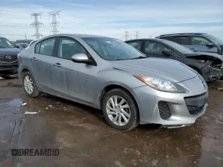 2012 Mazda 3 i Touring with VIN JM1BL1V71C1606904, listed as a Copart auction lot 46303485 with 261,992 mi miles and Salvage Title. Bid and sale history available at DreamBid. Image 4.
