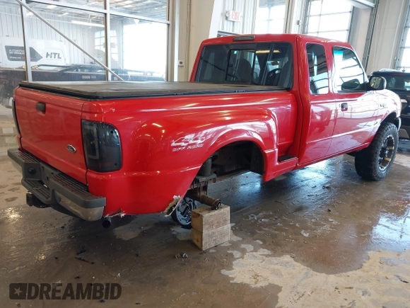 2002 Ford Ranger XL Fleet with VIN 1FTZR45E22PA99844, listed as a IAAI auction lot 41391797 with 156,752 mi miles. Bid and sale history available at carsss.com. Image 4.
