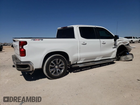 2020 Chevrolet Silverado 1500 LT with VIN 3GCUYDED9LG284340, listed as a Copart auction lot 47030715 with 68,990 mi miles and Salvage Title. Bid and sale history available at DreamBid. Image 3.