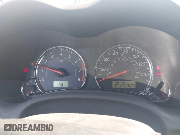 2012 Toyota Corolla L with VIN 5YFBU4EE7CP067875, listed as a IAAI auction lot 42104406 with 277,607 mi miles. Bid and sale history available at carsss.com. Image 7.