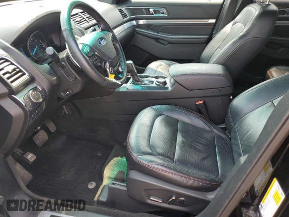 2017 Ford Explorer Sport with VIN 1FM5K8GT2HGB85830, listed as a Copart auction lot 59682215 with 89,981 mi miles and Salvage title. Bid and sale history available at DreamBid. Image 7.