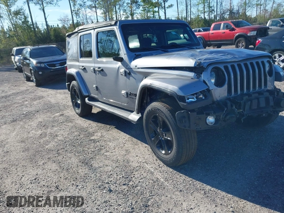 2020 Jeep Wrangler Unlimited Sahara with VIN 1C4HJXEN6LW210682, listed as a IAAI auction lot 41836201 with 32,925 mi miles. Bid and sale history available at carsss.com. Image 1.
