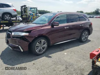 2017 Acura MDX Technology with VIN 5FRYD4H54HB030256, listed as a Copart auction lot 65265405 with Not provided miles and Salvage title. Bid and sale history available at DreamBid. Image 1.