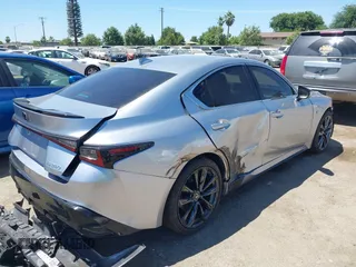 2021 Lexus IS 350 F Sport with VIN JTHGZ1B20M5041647, listed as a IAAI auction lot 42471451 with 39,752 mi miles and . Bid and sale history available at DreamBid. Image 4.