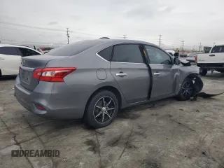 2017 Nissan Sentra S with VIN 3N1AB7AP7HY285402, listed as a Copart auction lot 45197715 with 128,937 mi miles and Salvage title. Bid and sale history available at DreamBid. Image 3.