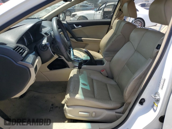 2012 Acura TSX Technology with VIN JH4CU2F64CC025851, listed as a Copart auction lot 62184605 with 167,541 mi miles and Salvage title. Bid and sale history available at DreamBid. Image 7.