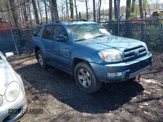 2004 Toyota 4Runner SR5 with VIN JTEBT14RX40038044, listed as a IAAI auction lot 41868719 with 238,123 mi miles and . Bid and sale history available at DreamBid. Image 1.