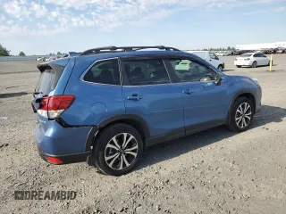 2022 Subaru Forester Limited with VIN JF2SKAPC8NH428501, listed as a Copart auction lot 65757575 with 21,463 mi miles and Salvage title. Bid and sale history available at DreamBid. Image 3.