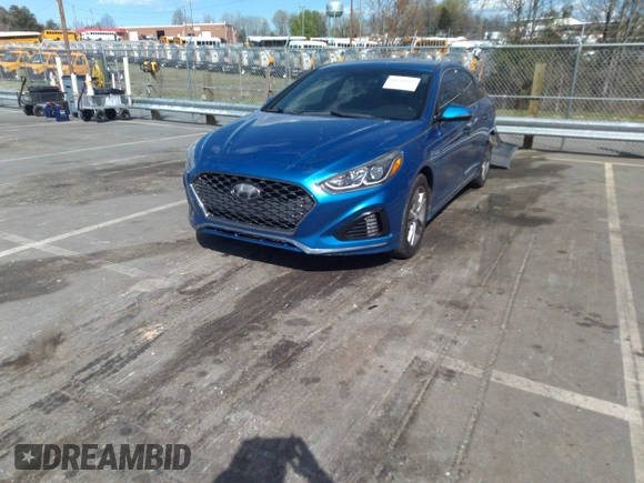 2018 Hyundai Sonata Sport with VIN 5NPE34AF4JH701183, listed as a IAAI auction lot 41901813 with 99,132 mi miles and . Bid and sale history available at carsss.com. Image 2.