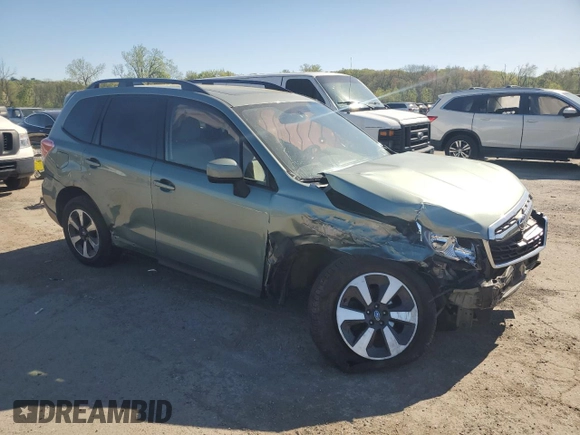 2017 Subaru Forester Premium with VIN JF2SJAEC8HH588453, listed as a Copart auction lot 54899375 with 64,874 mi miles and Salvage Title. Bid and sale history available at DreamBid. Image 4.