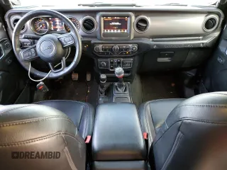 2022 Jeep Wrangler Unlimited Sport S with VIN 1C4HJXDG0NW213857, listed as a Copart auction lot 47451355 with 18,139 mi miles and Salvage Title. Bid and sale history available at DreamBid. Image 8.