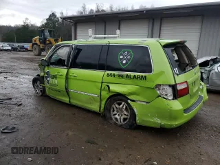 2005 Honda Odyssey EX z VIN 5FNRL38495B037385, wystawiony jako Copart lot #43010825 z przebiegiem Nie podano mil oraz Szkoda całkowita • Salvage title. Historia ofert i sprzedaży dostępna na DreamBid. Obrazek 2.