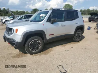 2015 Jeep Renegade Trailhawk z VIN ZACCJBCT1FPB78241, wystawiony jako Copart lot #61749785 z przebiegiem 112 811 mil mil oraz Szkoda całkowita • Salvage title. Historia ofert i sprzedaży dostępna na DreamBid. Obrazek 1.