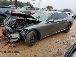 2018 Lexus LS with VIN JTHC51FF8J5004588, listed as a Copart auction lot 81473284 with 126,823 mi miles and Salvage Title. Bid and sale history available at carsss.com. Image 1.