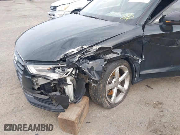 2015 Audi A3 1.8T Premium with VIN WAUACGFF5F1009468, listed as a IAAI auction lot 41697638 with 1 mi miles. Bid and sale history available at carsss.com. Image 6.