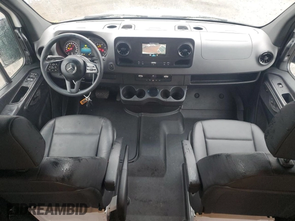 2023 Mercedes-Benz Sprinter Cargo Cargo with VIN W1Y4NDHY1PT138980, listed as a Copart auction lot 42630085 with 18,119 mi miles and Salvage Title. Bid and sale history available at DreamBid. Image 8.