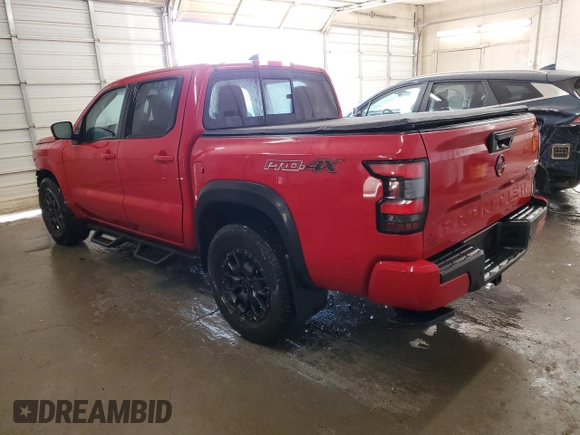 2022 Nissan Frontier SV with VIN 1N6ED1EK4NN664464, listed as a Copart auction lot 48712505 with 86,819 mi miles and Salvage title. Bid and sale history available at DreamBid. Image 2.