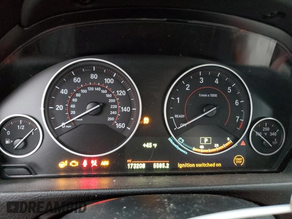 2015 BMW 3 Series 335i xDrive with VIN WBA3B9G58FNR94161, listed as a Copart auction lot 83384804 with 173,208 mi miles and Clean Title. Bid and sale history available at DreamBid. Image 9.