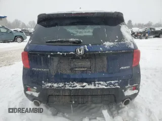 2025 Honda Passport EX-L z VIN 5FNYF8H55SB005439, wystawiony jako Copart lot #87375214 z przebiegiem 2575 mil mil oraz Szkody całkowita. Historia ofert i sprzedaży dostępna na DreamBid. Obrazek 6.