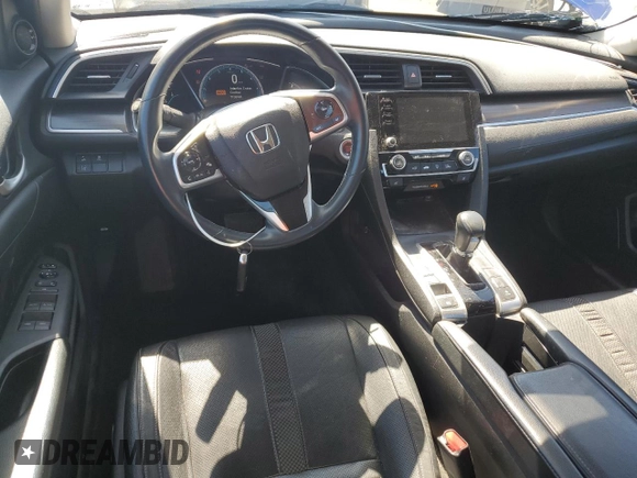2020 Honda Civic Sedan EX-L with VIN 19XFC1F79LE018049, listed as a Copart auction lot 52382105 with 59,517 mi miles and Salvage Title. Bid and sale history available at carsss.com. Image 8.
