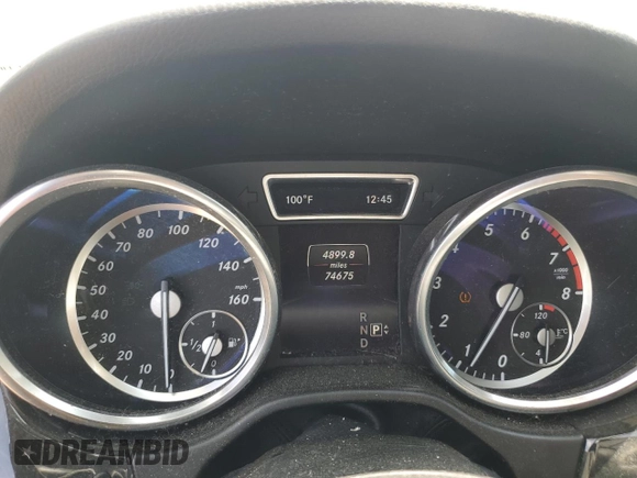 2015 Mercedes-Benz M 350 with VIN 4JGDA5HB3FA612466, listed as a Copart auction lot 63082615 with 74,675 mi miles and Clean title. Bid and sale history available at DreamBid. Image 9.