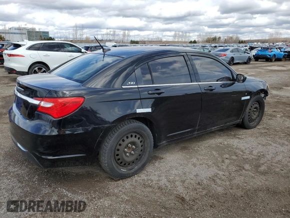 2012 Chrysler 200 LX with VIN 1C3CCBAB6CN297559, listed as a Copart auction lot 52880505 with Not Provided miles and Salvage Title. Bid and sale history available at DreamBid. Image 3.