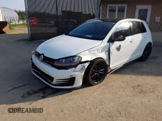 2017 Volkswagen Golf GTI S with VIN 3VW4T7AU9HM053417, listed as a Copart auction lot 68977944 with Not Provided miles and Salvage Title. Bid and sale history available at carsss.com. Image 1.