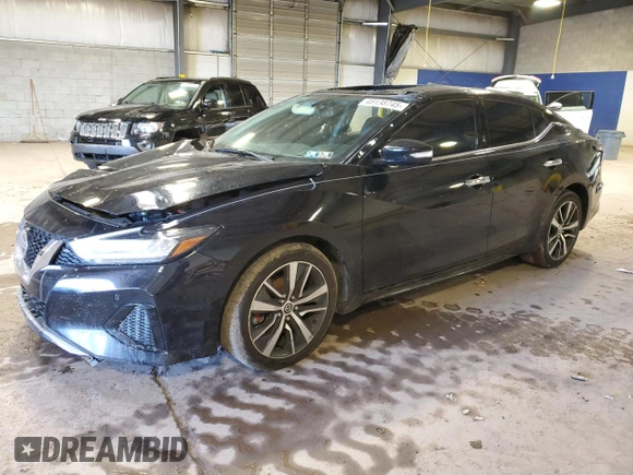 2019 Nissan Maxima S z VIN 1N4AA6AV6KC381875, wystawiony jako Copart lot #48138745 z przebiegiem 52 308 mil mil oraz Szkoda całkowita • Salvage title. Historia ofert i sprzedaży dostępna na DreamBid. Obrazek 1.