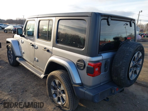 2018 Jeep Wrangler Unlimited Sahara z VIN 1C4HJXEN4JW173435, wystawiony jako IAAI lot #41453040 z przebiegiem 51 530 mil mil oraz . Historia ofert i sprzedaży dostępna na DreamBid. Obrazek 6.