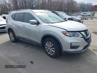 2017 Nissan Rogue SV with VIN 5N1AT2MT6HC824702, listed as a IAAI auction lot 41683571 with 138,860 mi miles. Bid and sale history available at carsss.com. Image 1.