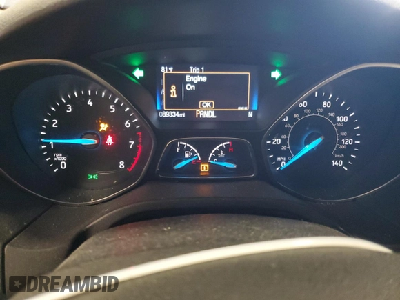 2018 Ford Focus SE with VIN 1FADP3F28JL294972, listed as a Copart auction lot 53805295 with 89,334 mi miles and Clean Title. Bid and sale history available at carsss.com. Image 9.