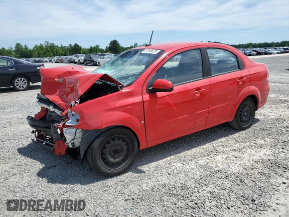 2009 Chevrolet Aveo 1LT z VIN KL1TD56E49B331612, wystawiony jako Copart lot #57293475 z przebiegiem Nie podano mil oraz Szkoda całkowita • Salvage title. Historia ofert i sprzedaży dostępna na DreamBid. Obrazek 1.