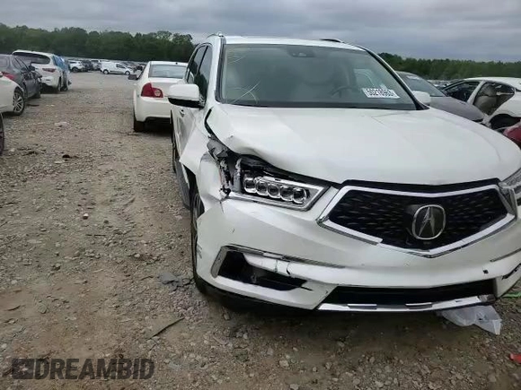 2017 Acura MDX w/Advance Pkg with VIN 5FRYD4H83HB033577, listed as a Copart auction lot 50218963 with 100,632 mi miles. Bid and sale history available at carsss.com. Image 11.